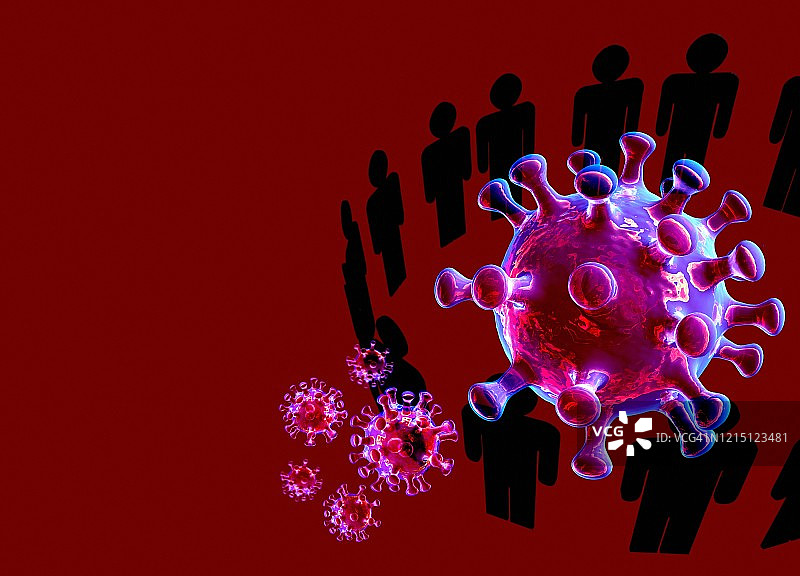 新冠疫情概念图图片素材