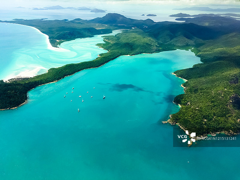 圣灵群岛航拍图片素材