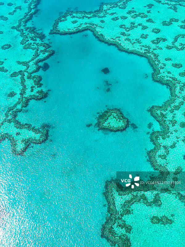 大堡礁鸟瞰图片素材