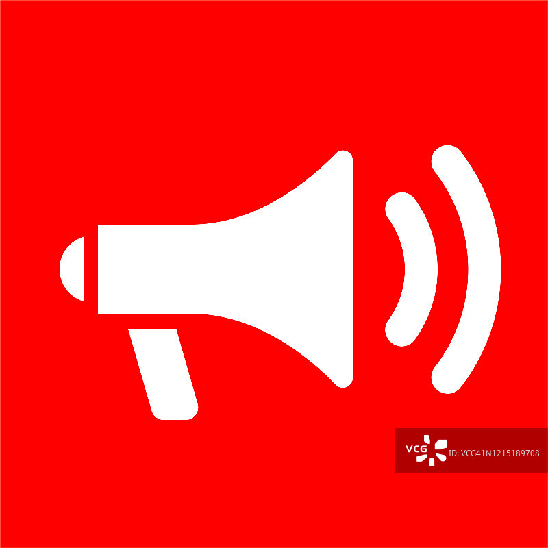 扩音器公告图标图片素材