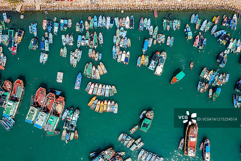 长洲岛和船只图片素材