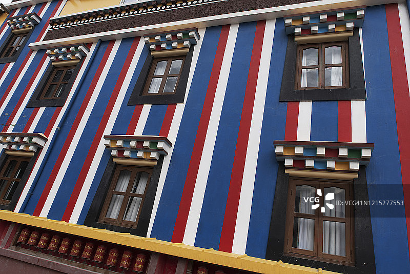 尼泊尔宗萨姆寺图片素材