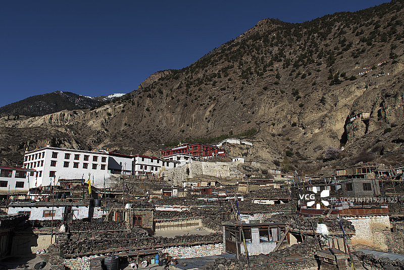 尼泊尔马尔法风光一览图片素材