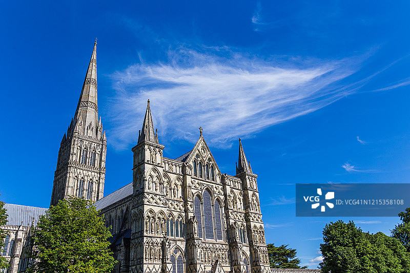 索尔兹伯里大教堂图片素材