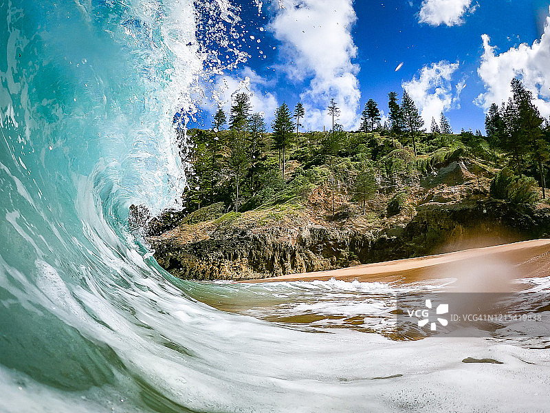 诺福克岛上的天堂图片素材