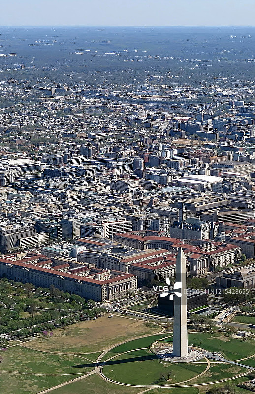 华盛顿特区全景航拍图片素材
