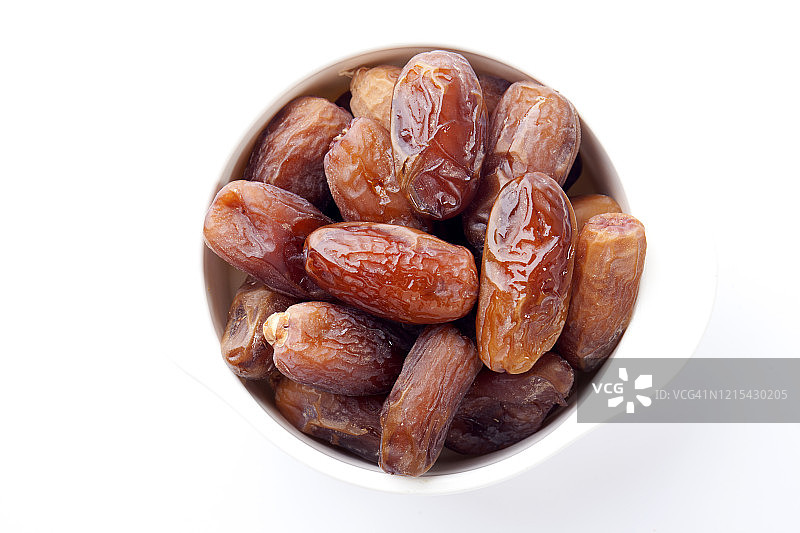 白色背景上的枣子图片素材