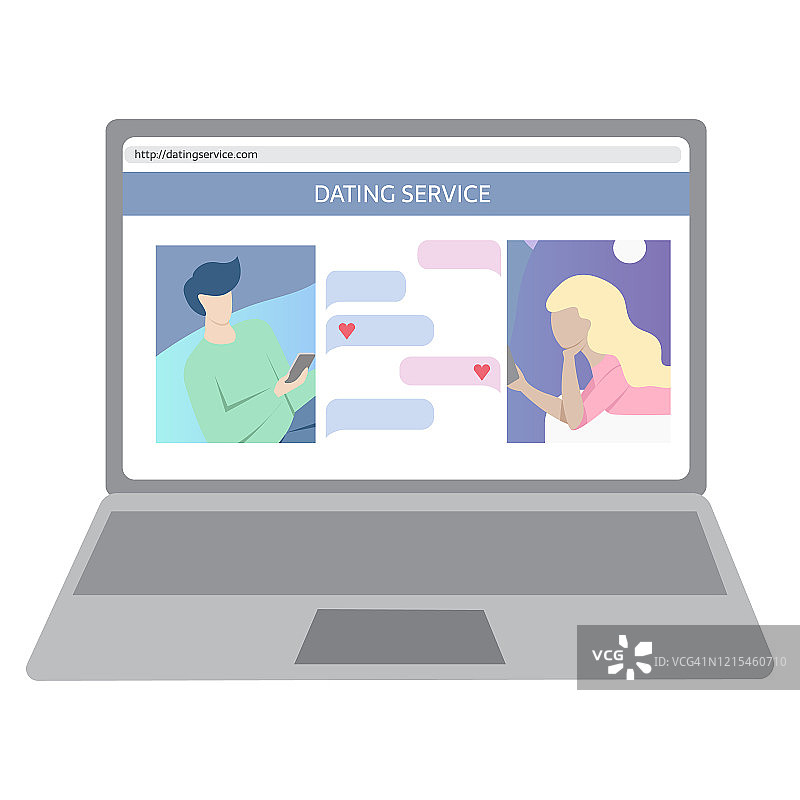在线约会服务图片素材