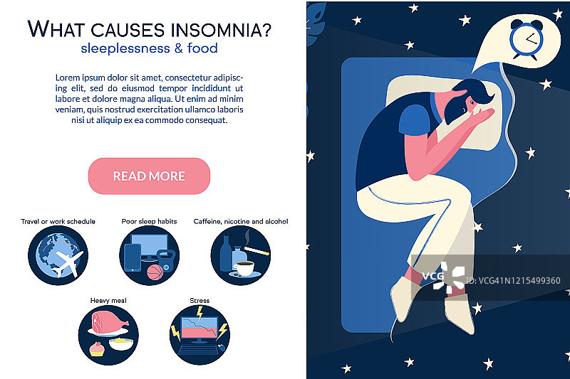 失眠的原因图片素材