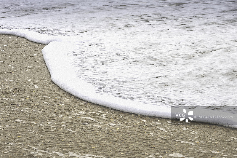 海浪潮汐特写图片素材