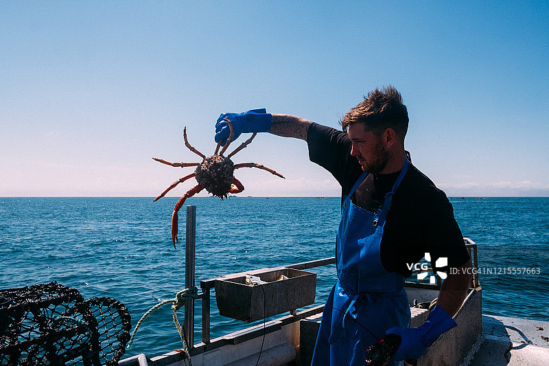 海上渔民图片素材