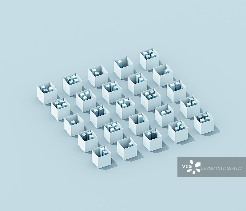 受限立方体图片素材