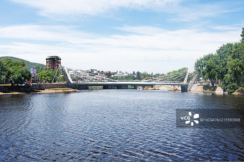 圣安东尼奥河，阿根廷科尔多瓦维拉卡洛斯帕斯市图片素材