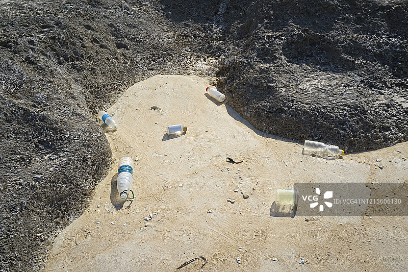 海岸垃圾图片素材