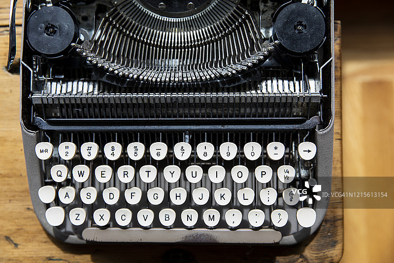 老式打字机图片素材