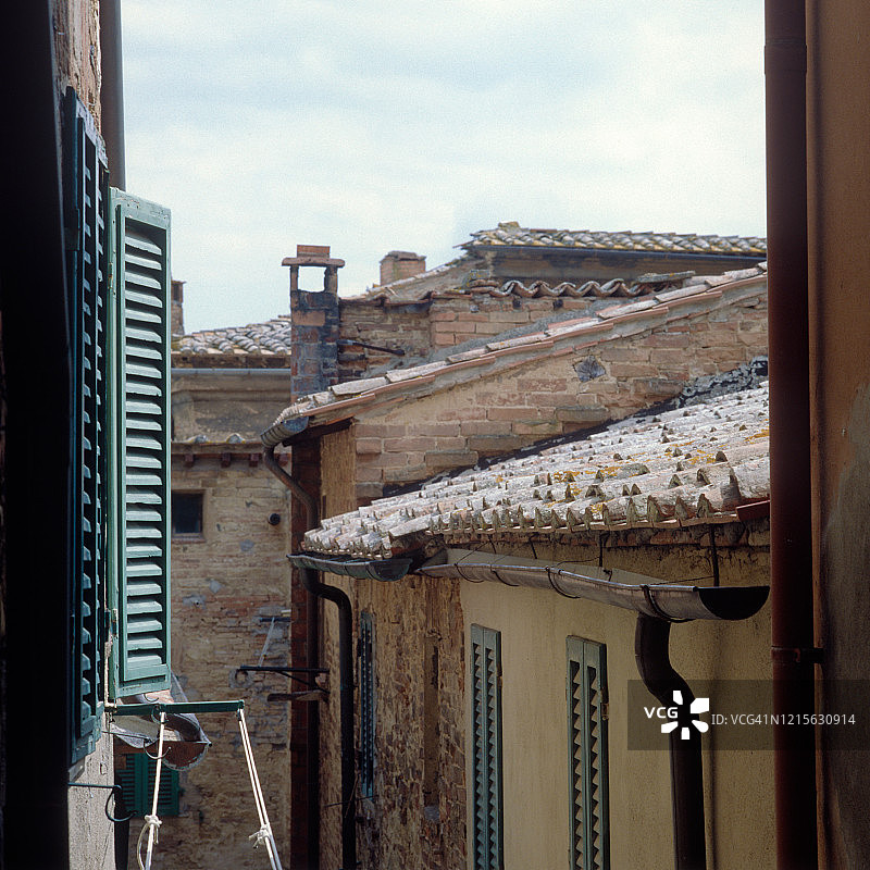 蒙特普尔恰诺的屋顶图片素材