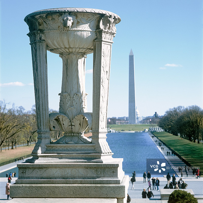 华盛顿特区国会大厦广场图片素材