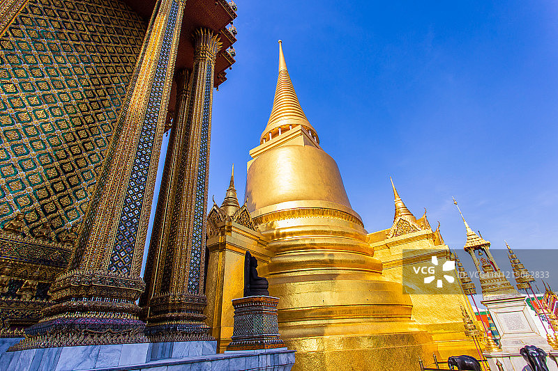 曼谷玉佛寺古寺庙图片素材