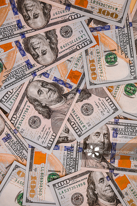 一百美元纸币壁纸背景图片素材