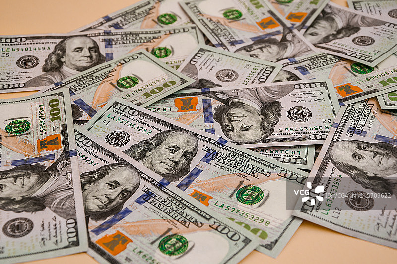 一百美元纸币壁纸背景图片素材
