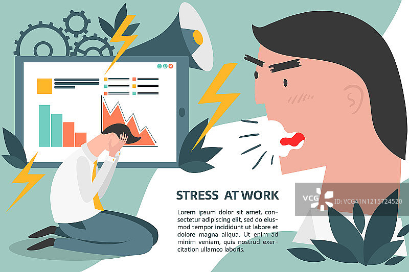 工作压力图片素材