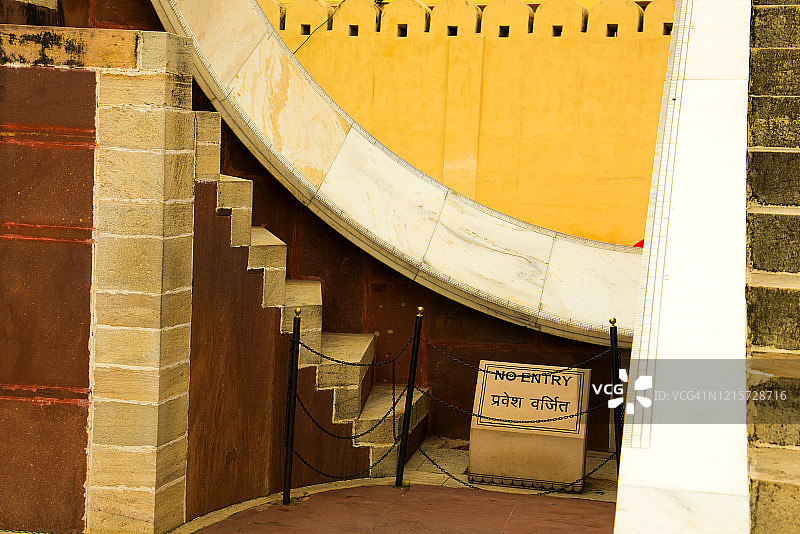 简塔·曼塔天文台，斋浦尔，印度，联合国教科文组织世界遗产图片素材