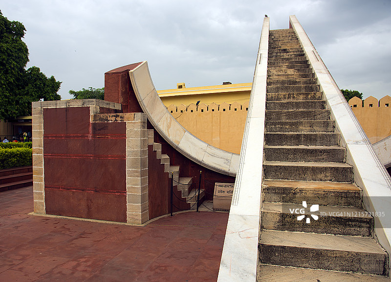 简塔·曼塔天文台，斋浦尔，印度，联合国教科文组织世界遗产图片素材