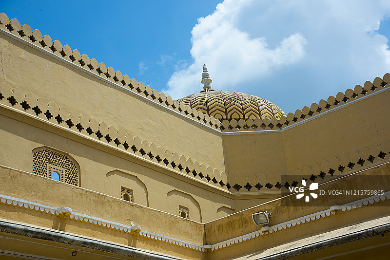 印度斋浦尔风之宫殿后墙图片素材