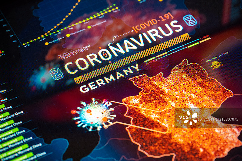 德国的新冠疫情图片素材