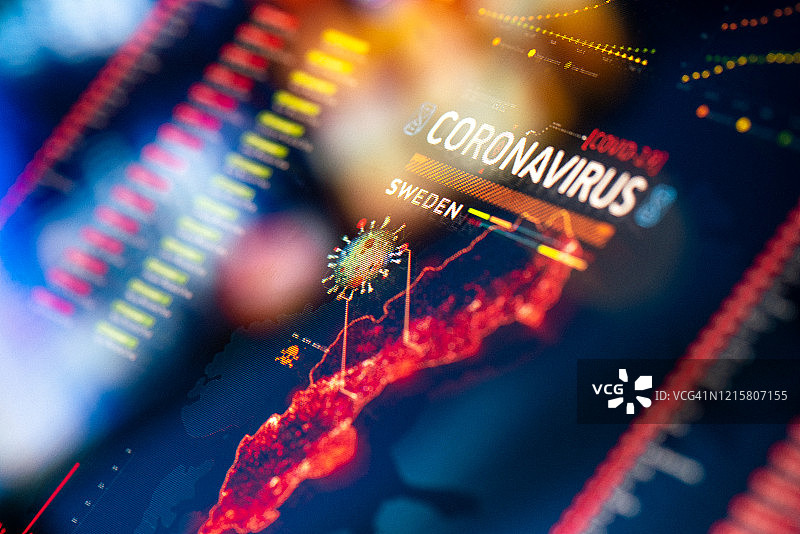 瑞典新冠疫情爆发图片素材