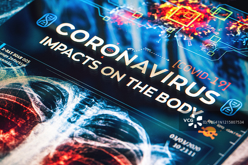 新冠病毒对身体的影响图片素材