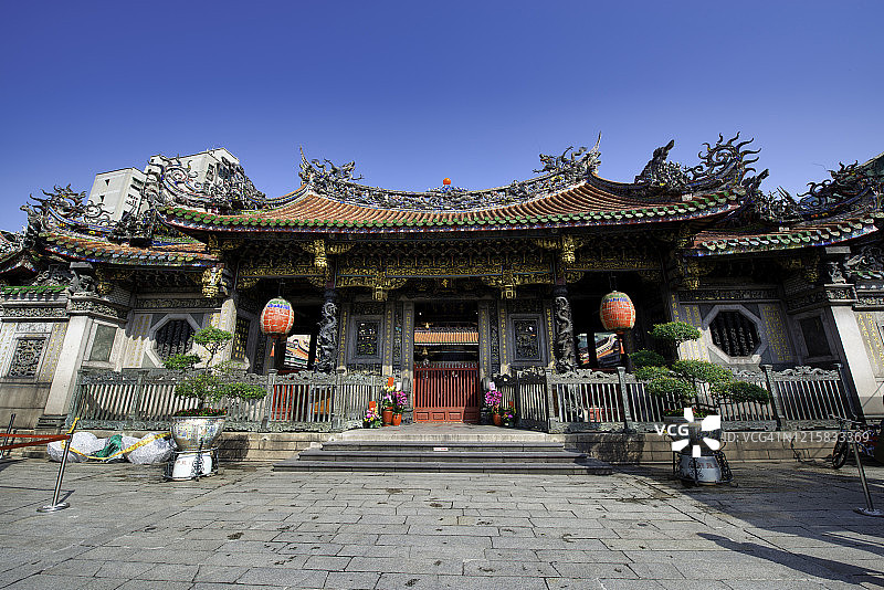台北龙山寺图片素材