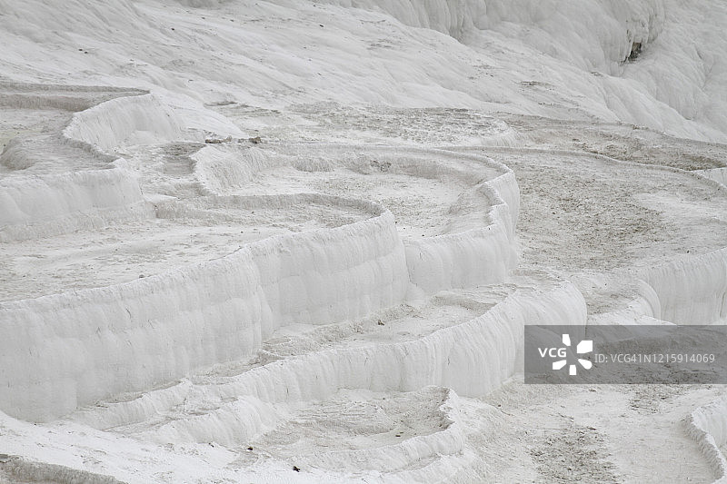土耳其代尼兹利棉花堡石灰华梯田图片素材