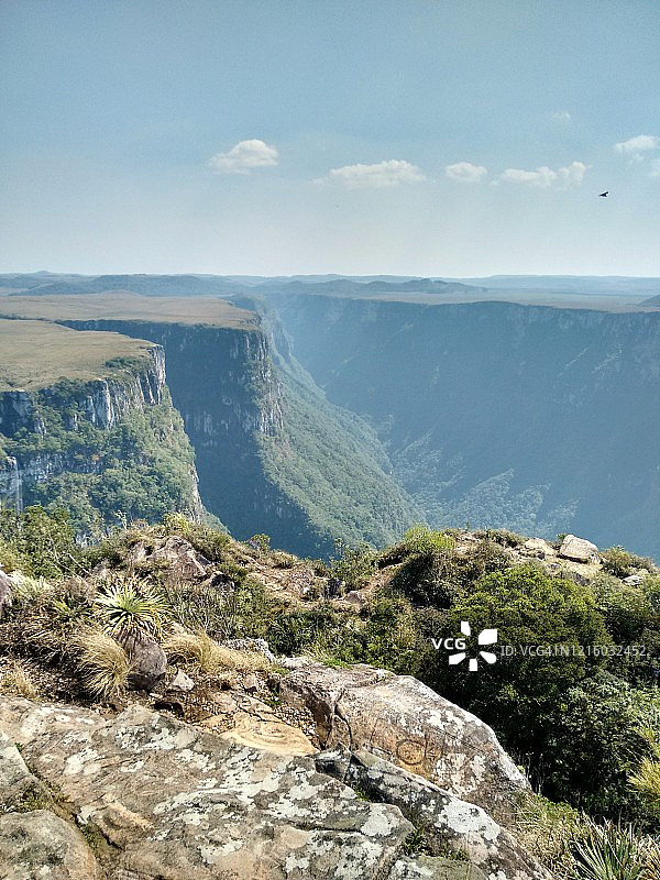 福塔雷萨峡谷(Canyon Fortaleza)，位于巴西南大河湾塞拉杰拉尔国家公园(Cambará do Sul)。图片素材