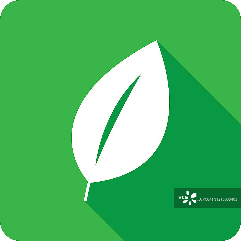树叶图标轮廓图片素材
