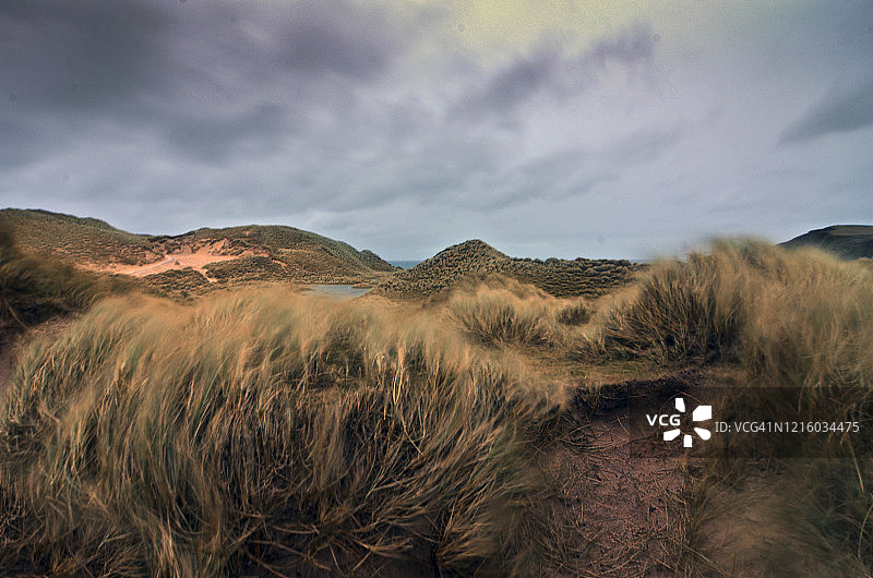 德内斯沙丘中的暴风图片素材