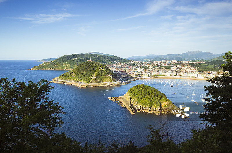 拉孔查湾概览图片素材