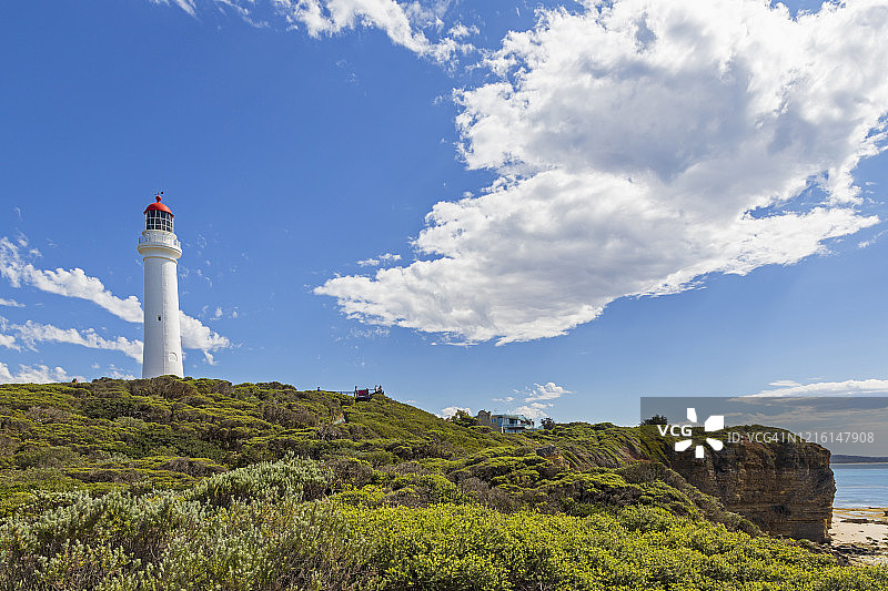 斯普利特角灯塔，维多利亚州，澳大利亚图片素材