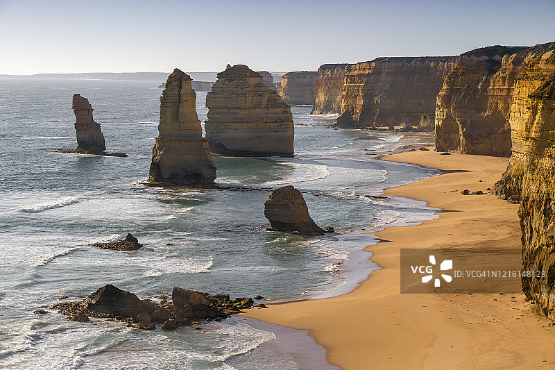 澳大利亚维多利亚州大洋路的十二使徒岩图片素材