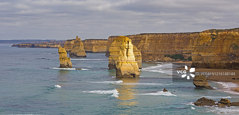 澳大利亚维多利亚州大洋路的十二使徒岩图片素材