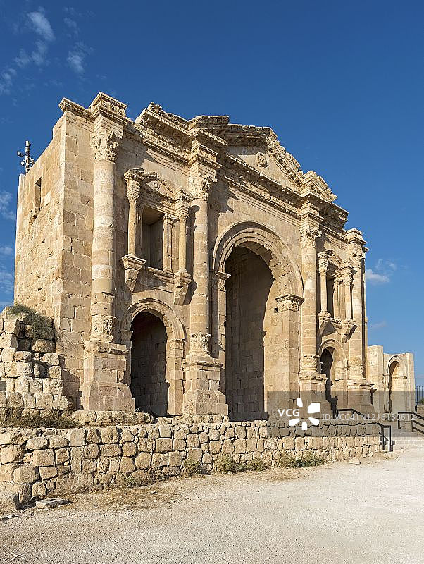杰拉什的哈德良拱门图片素材