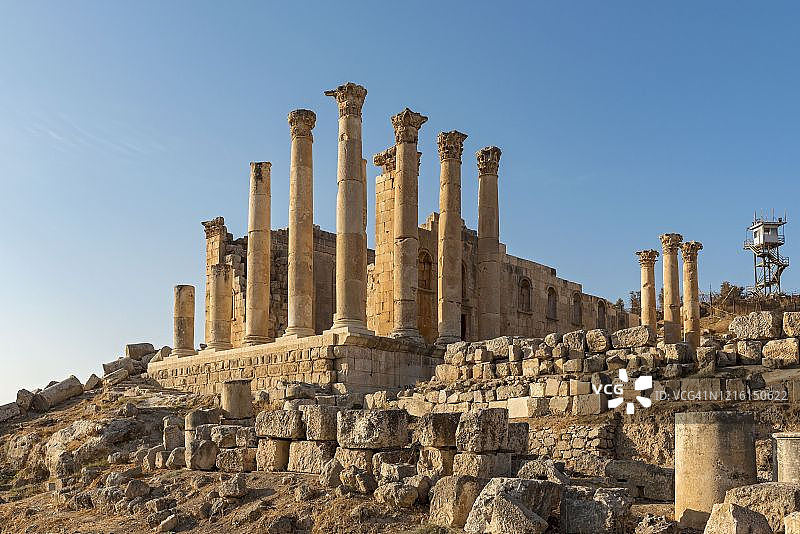 约旦杰拉什宙斯神庙图片素材