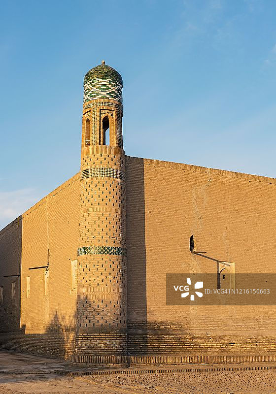 希瓦的穆罕默德·拉希姆汗伊斯兰教学校图片素材