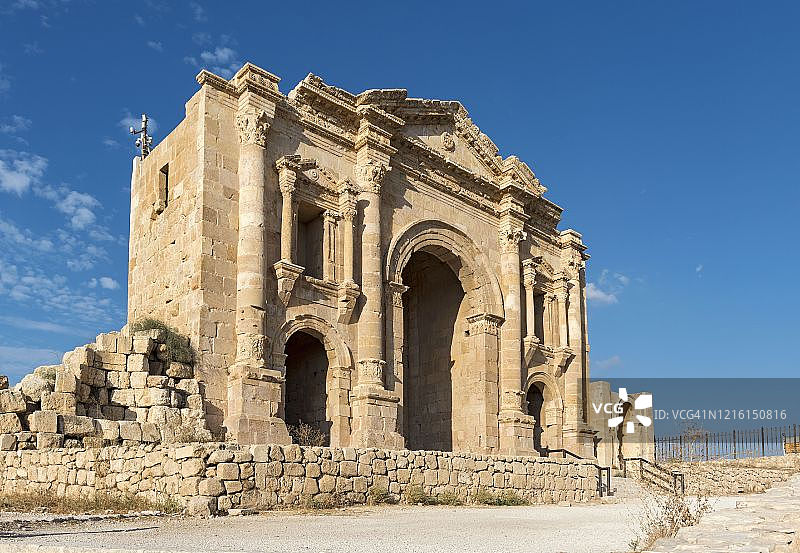杰拉什的哈德良拱门图片素材