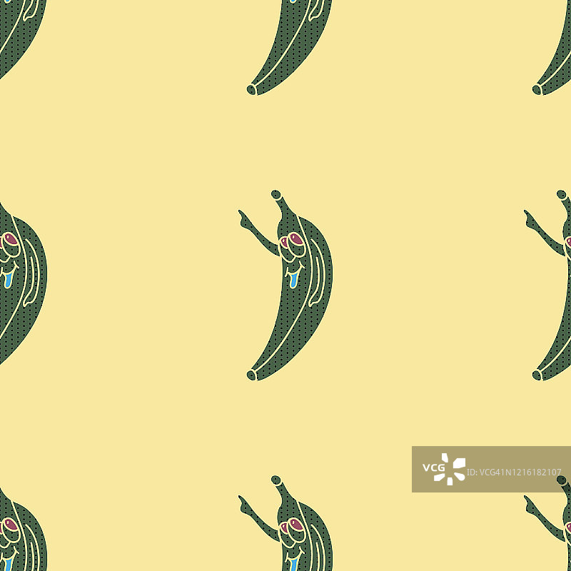 卡通香蕉指示牌波普艺术背景图片素材