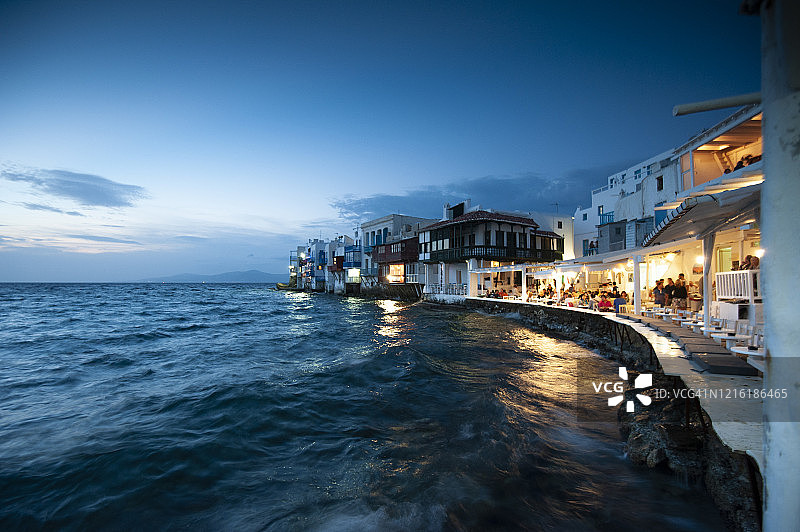 米科诺斯岛小威尼斯图片素材