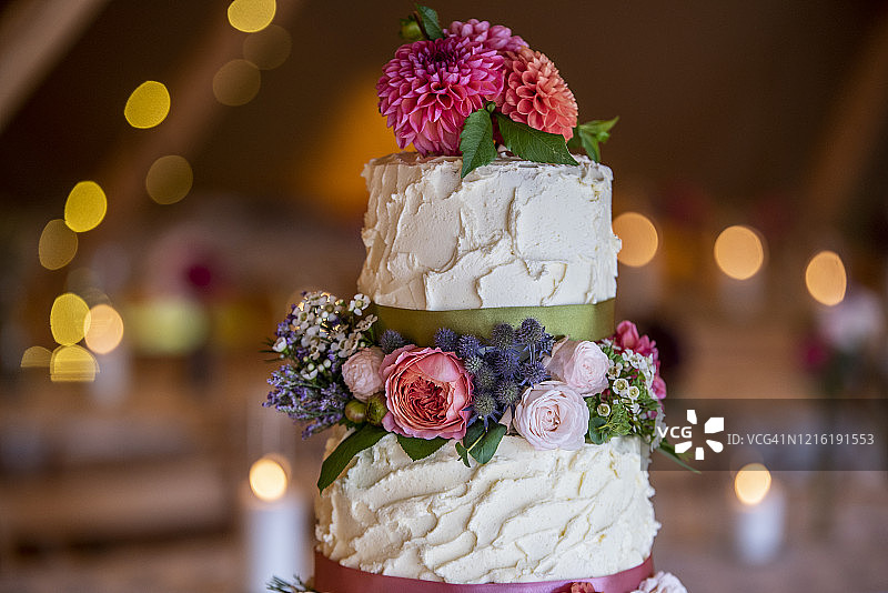 婚礼蛋糕装饰图片素材