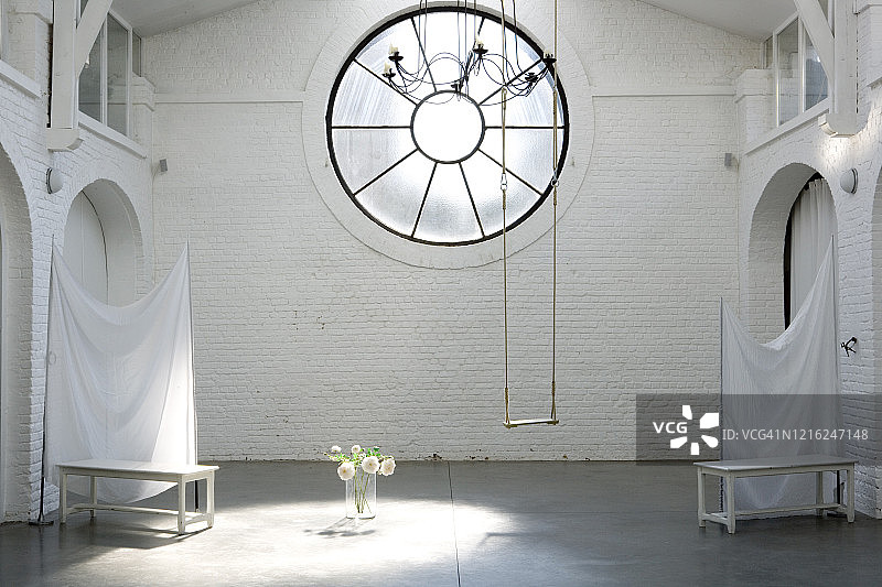 白色阁楼图片素材