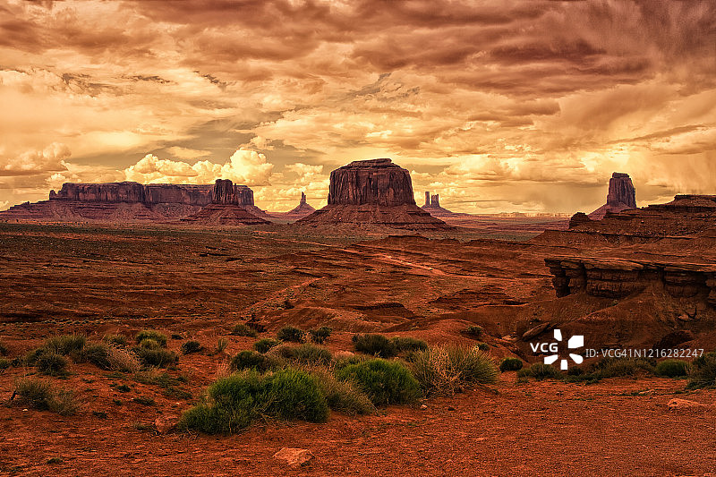 纪念碑谷图片素材