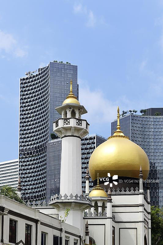 新加坡阿拉伯区苏丹清真寺图片素材